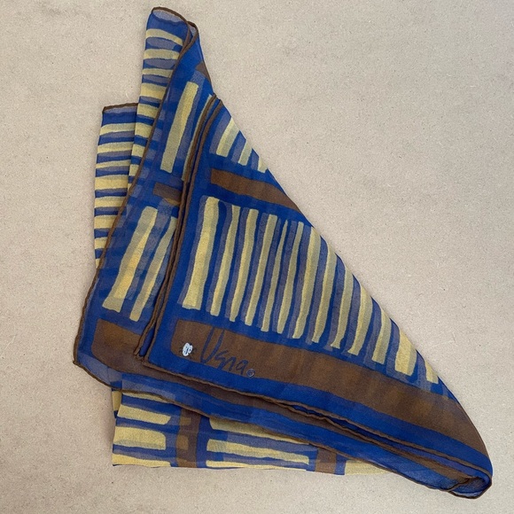 Vintage Vena Silk Bandana - Picture 3 of 3